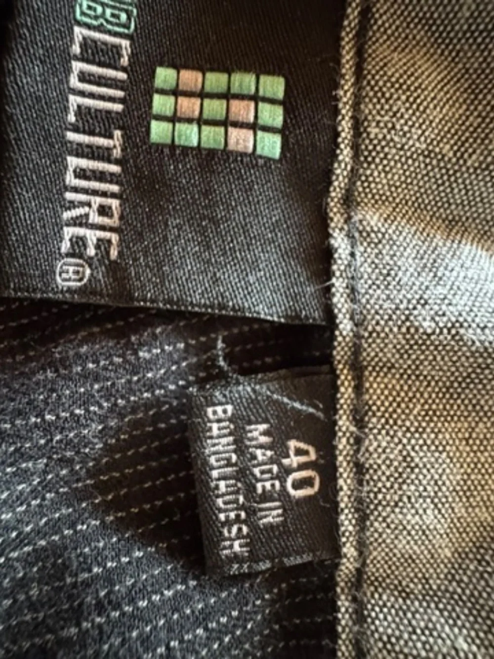 Sub Culture black and white pin stripe shorts size 40 great cond